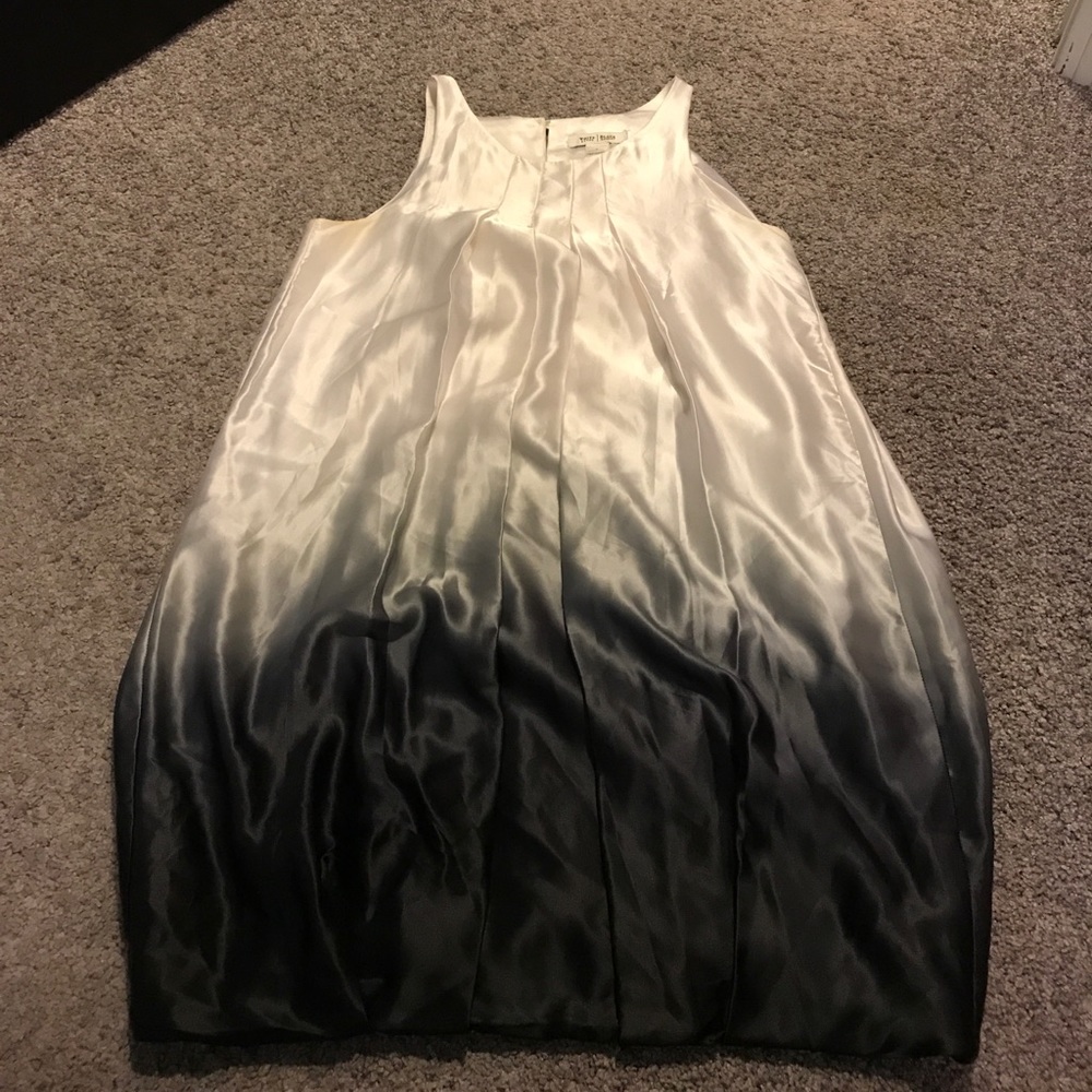 White House Black Market Silk Ombré Dress 2